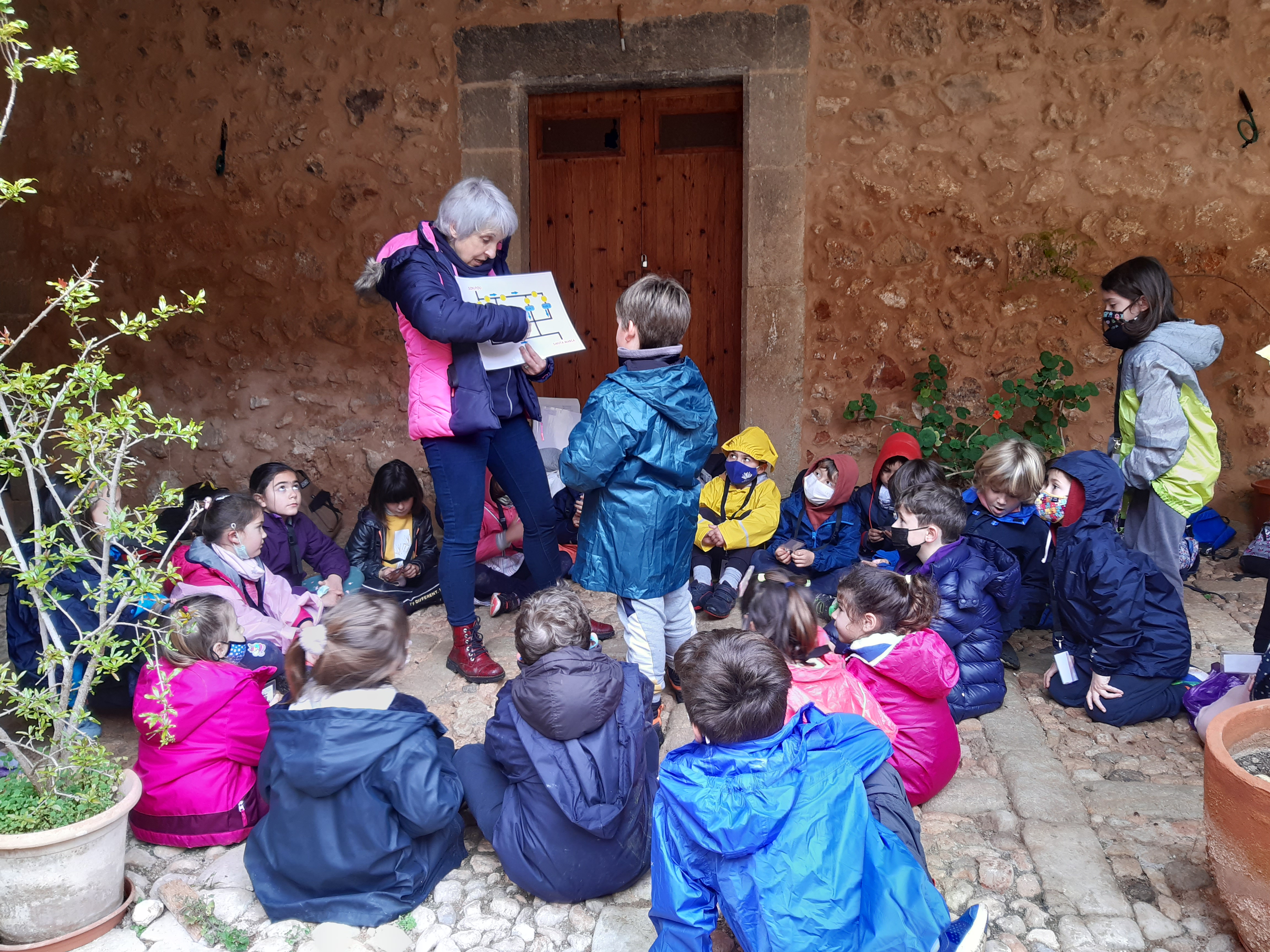 Visita escolar a la tafona de Son Torrella